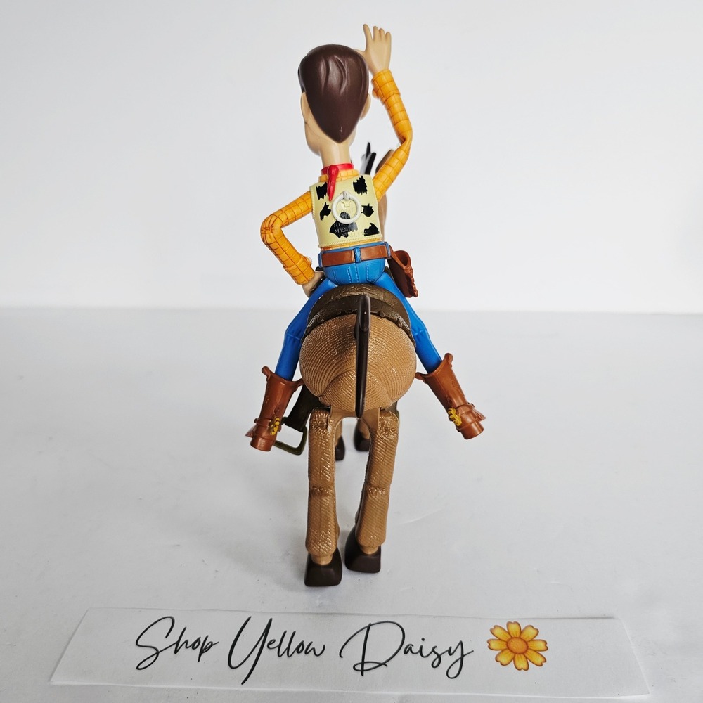 Vintage Toy‎ Story 7" Galloping Bullseye and Woody 1996 Disney Pixar Mattel 1258 - Picture 7 of 16